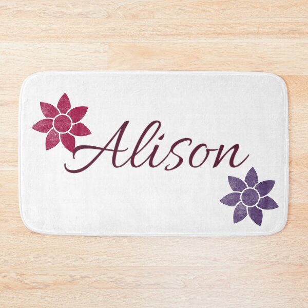 Item preview, Copy of Alison Floral Name Calligraphy Design designed and sold by Cora Gregory.