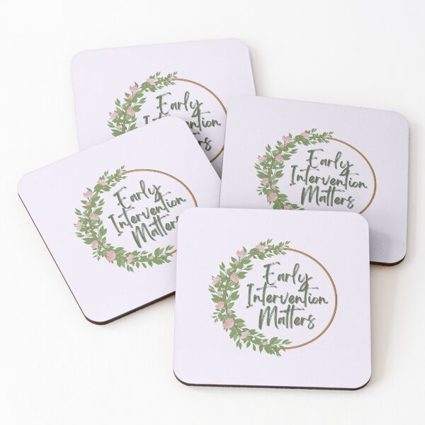 Item preview, Early Intervention Matters Floral Hoop designed and sold by Hear4theEars.