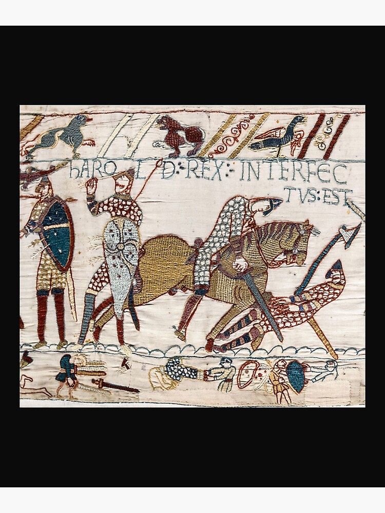 quot Bayeux Tapestry King Harold is killed Arrow in eye quot Photographic Print