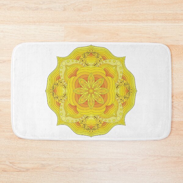 Item preview, Mandala del chakra del plexo solar designed and sold by sandmannarts.