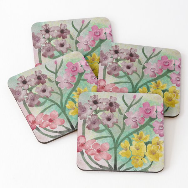 Item preview, Spring Watercolor Flowers designed and sold by Lilmonsto.