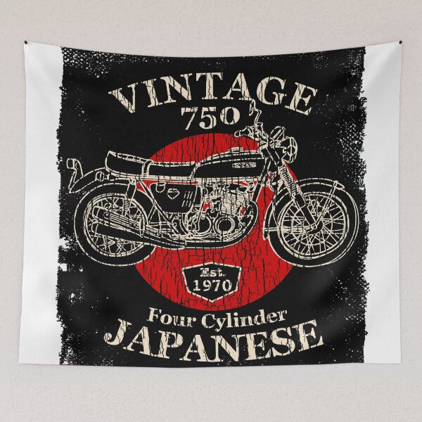 Item preview, Vintage 750 Black BG designed and sold by MotoGraphica.