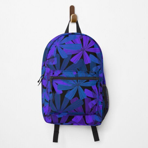 Item preview, Cool blue botanical floral pattern on designed and sold by Oh-Marsha.