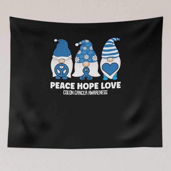 Item preview, Colon Cancer Awareness Support Gnomes With Ribbon Colorectal designed and sold by Dressed For  Duty.