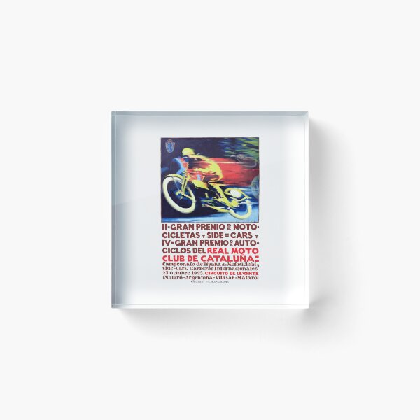 Item preview, 1925 SPAIN Motorcycle Grand Prix Race Poster designed and sold by retrographics.