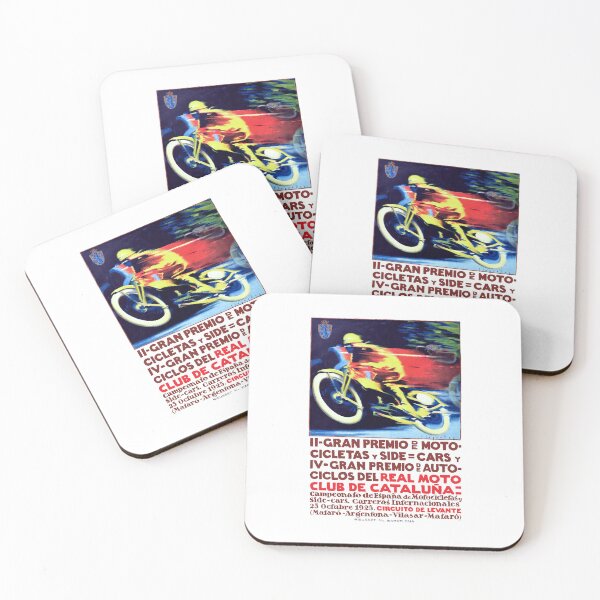 Item preview, 1925 SPAIN Motorcycle Grand Prix Race Poster designed and sold by retrographics.