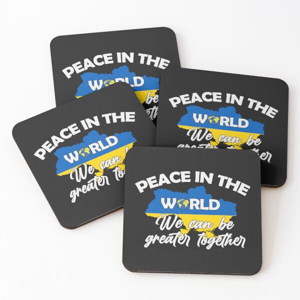 Item preview, Peace In The World-greater together-Support Ukraine gift designed and sold by BRtisticDesigns.