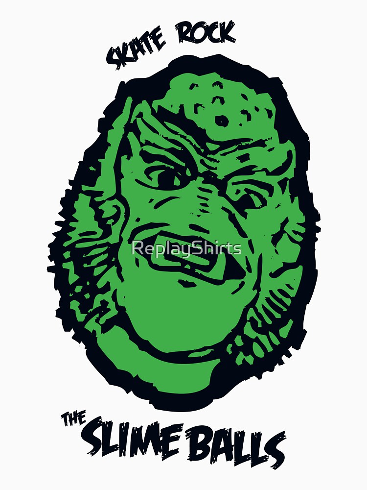 Thumbnail 3 of 3, Baseball ¾ Sleeve T-Shirt, The SlimeBalls Coloured Shirt designed and sold by ReplayShirts.