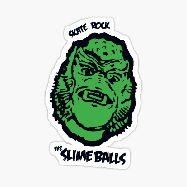 The SlimeBalls Coloured Shirt Sticker