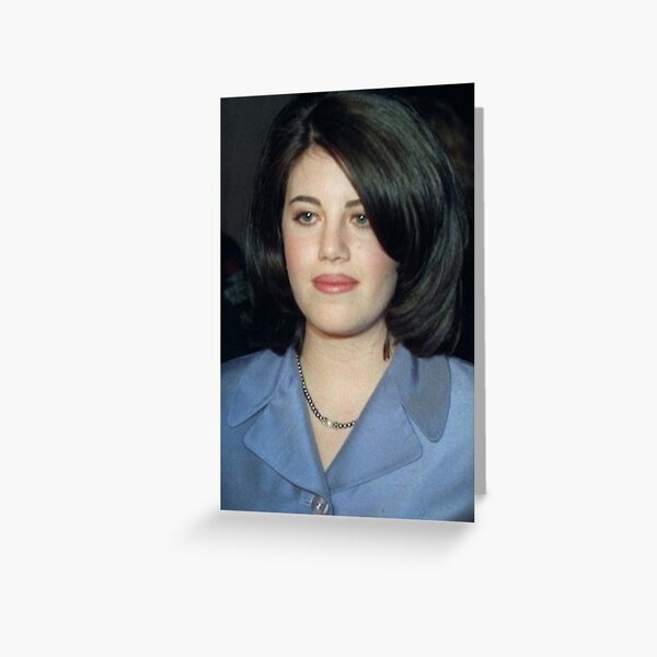 Monica Lewinsky Greeting Cards for Sale Redbubble