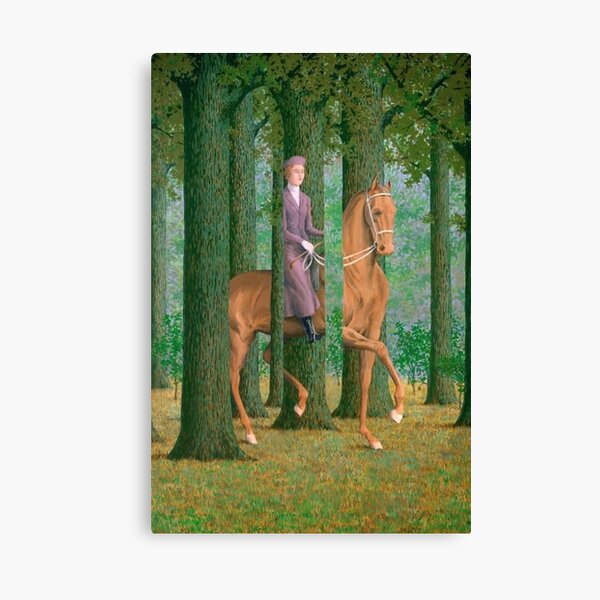The Blank Signature by Rene Magritte Canvas Print