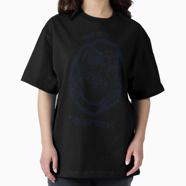 The SlimeBalls Black Print Oversized T-Shirt