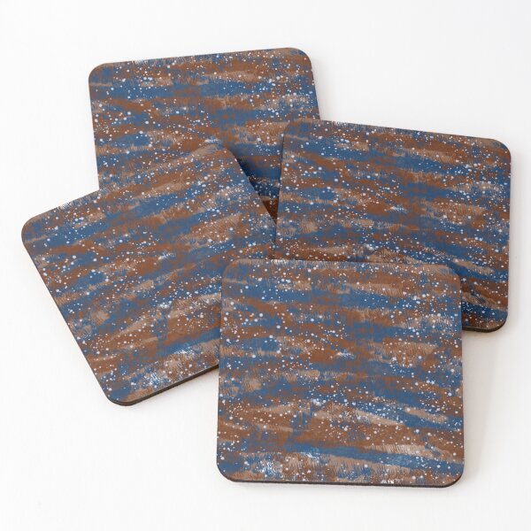 Item preview, Chocolate Brown denim and specks of white designed and sold by TracyDDigitals.