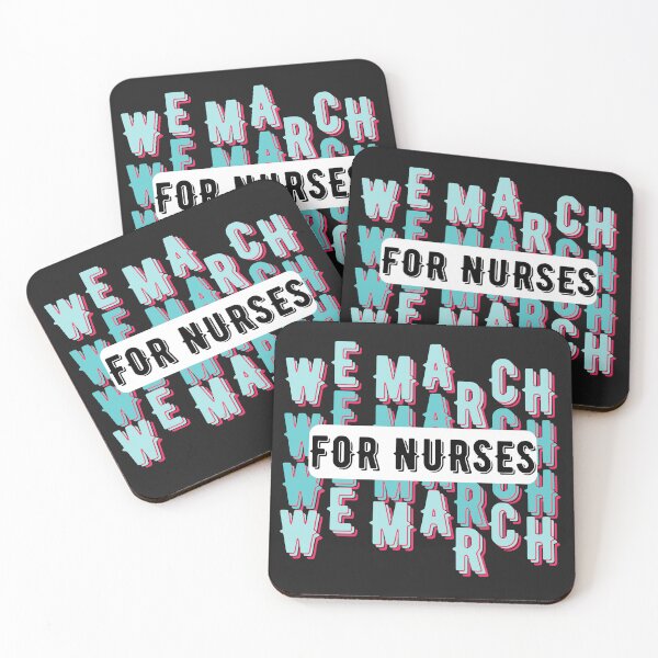 Item preview, We march for nurses designed and sold by JAdotdotDesigns.