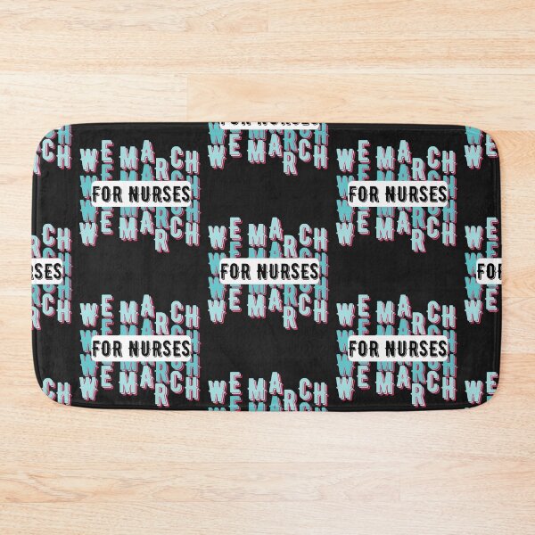 Item preview, We march for nurses designed and sold by JAdotdotDesigns.