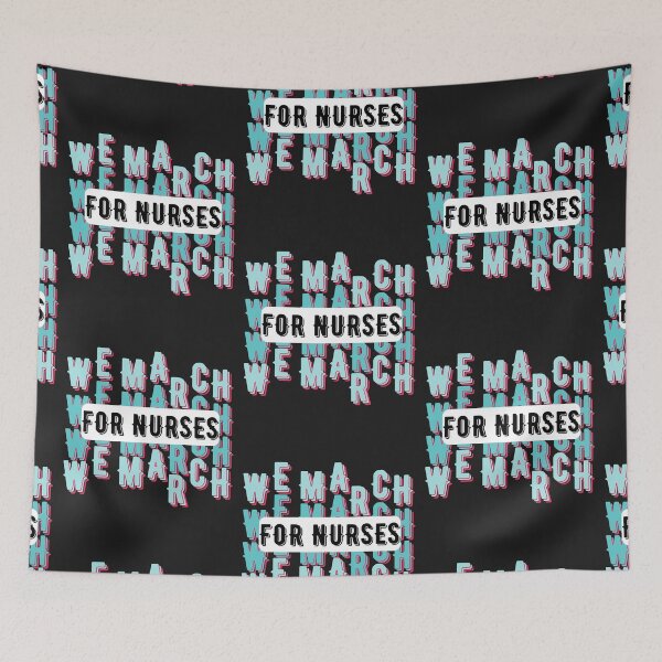Item preview, We march for nurses designed and sold by JAdotdotDesigns.