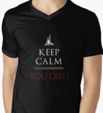Keep Those Souls Calm Men's V-Neck T-Shirt