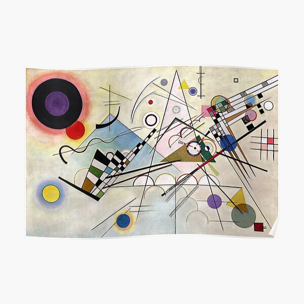 Composition 8 de Vasily Kandinsky Poster