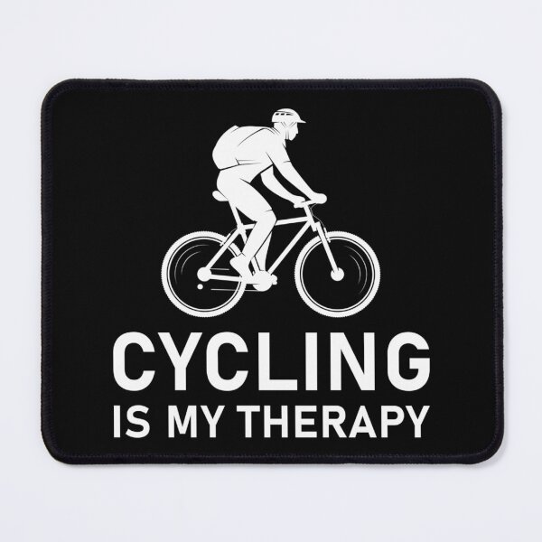 Item preview, Cycling Is My Therapy Bike Riding Gift Bicycle Gift Sticker designed and sold by jacksrome6.