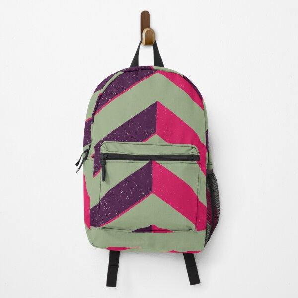 Item preview, Zig Zag Pattern Dark Purple, Ruby and Sage Green designed and sold by Smart-Arts.