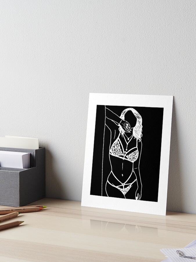 lacey lingerie, an art print by Sinful Arts - INPRNT