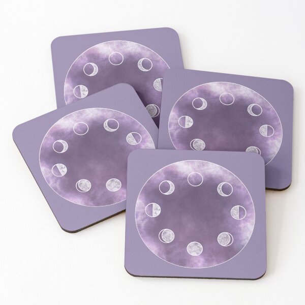 Item preview, Purple Moon Phases Lunar Cycle designed and sold by heathergrey95.