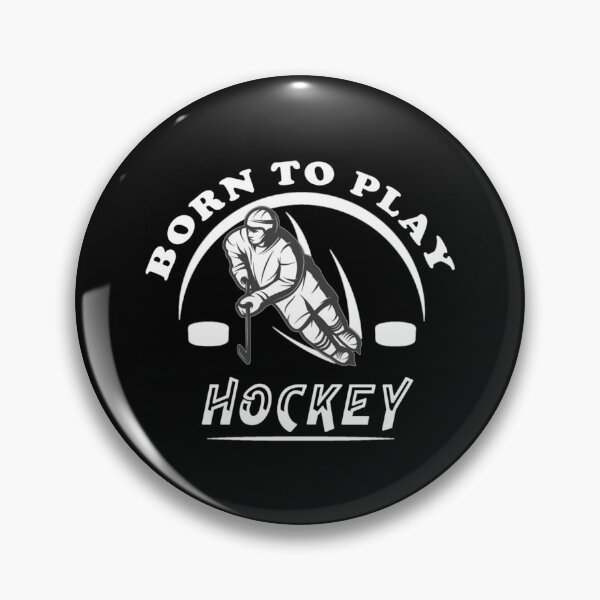 Item preview, Funny Ice Hockey Player Athlete Tee Born To Play Hockey Fans Funny Ice Hockey Saynig Classi designed and sold by rosebell76.
