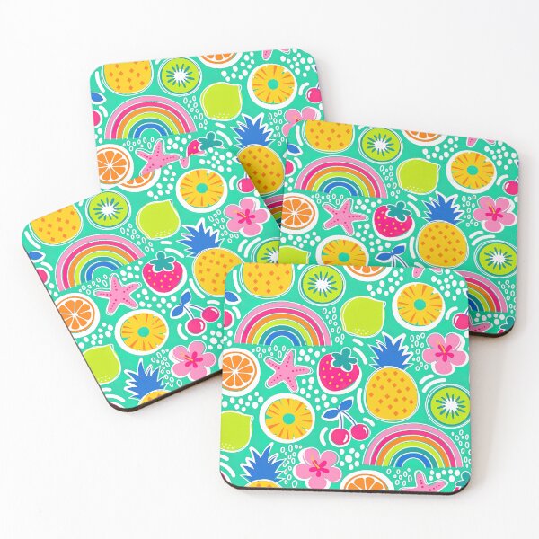 Item preview, Fruit And Rainbow Pattern, Cute Colorful designed and sold by graphic-genie.