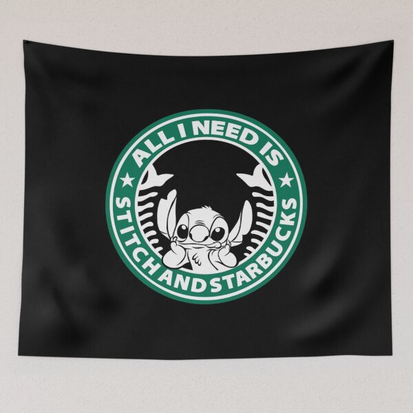Item preview, All I need is Stitch and Starbucks designed and sold by Blazejzawadzk.