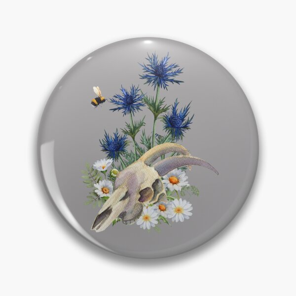 Item preview, Wildflower Skull designed and sold by Lylabean22.