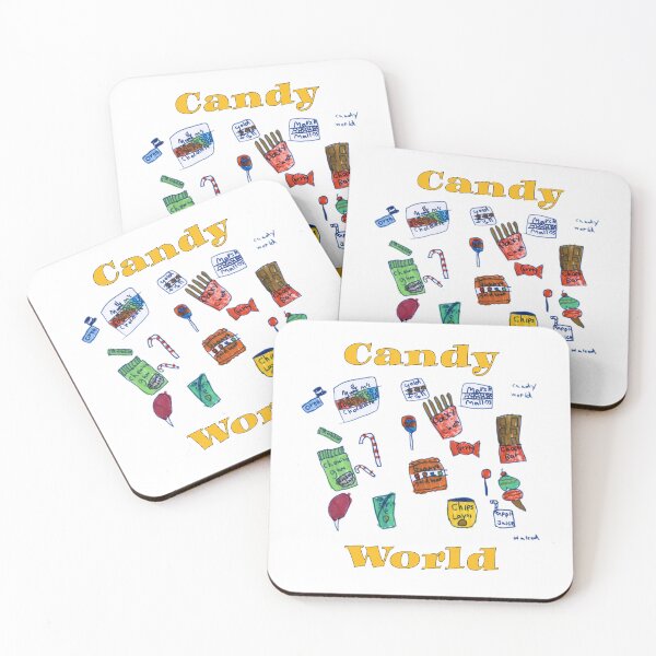 Item preview, Cute Candy World Sweet Drawing by Waleed Kids Art  designed and sold by Amazing Arts Designs.