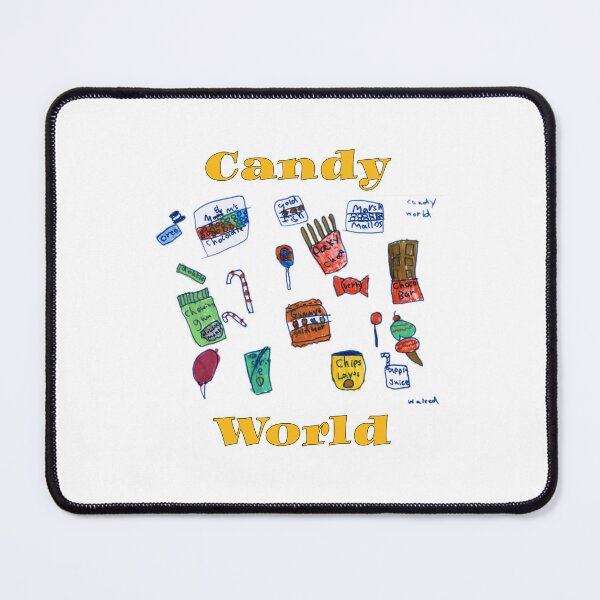 Item preview, Cute Candy World Sweet Drawing by Waleed Kids Art designed and sold by Amazing Arts Designs.