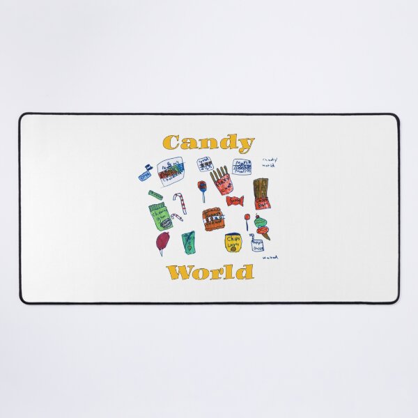 Item preview, Cute Candy World Sweet Drawing by Waleed Kids Art designed and sold by Amazing Arts Designs.