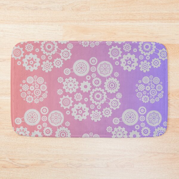 Item preview, Soft Gradient | Purple, Pink, Peach with Silver Pattern | Colour Progression designed and sold by JillyJ05.
