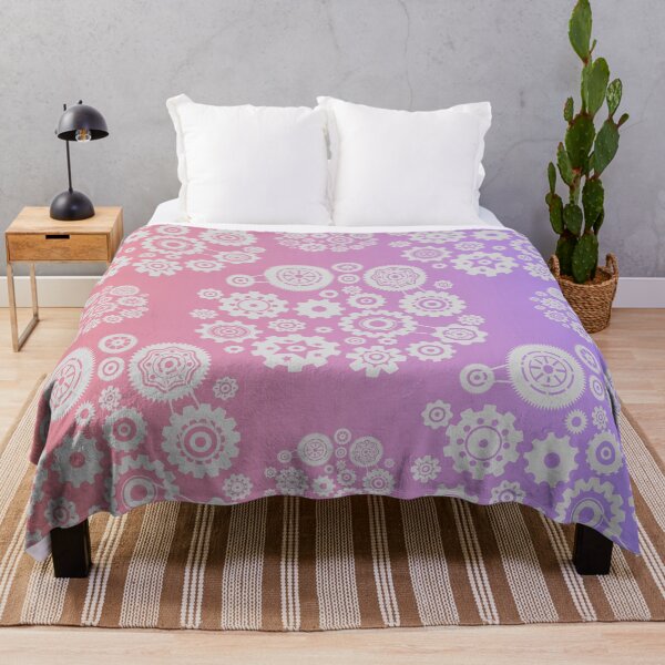 Item preview, Soft Gradient | Purple, Pink, Peach with Silver Pattern | Colour Progression designed and sold by JillyJ05.