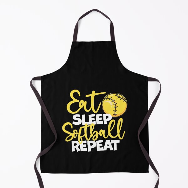 Item preview, Eat Sleep Softball Repeat Fastpitch, Softball designed and sold by 99Fastpitch.