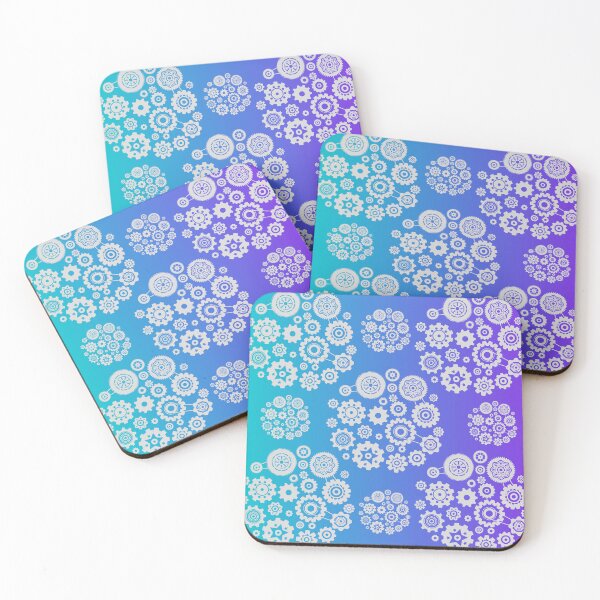 Item preview, Bold Gradient | Purple, Blue, Green with Silver Pattern | Ombre designed and sold by JillyJ05.