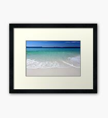 Hyams beach wave Framed Print