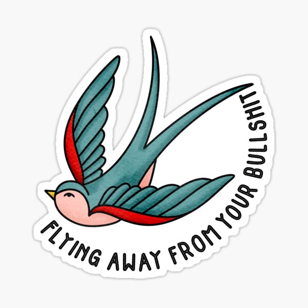 Item preview, Old School Sparrow Tattoo | Anti-Bullsh*t designed and sold by classicmurphy.