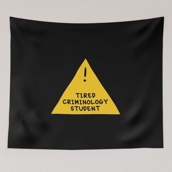 Item preview, ⚠ Tired Criminology Student ⚠ designed and sold by orlumbuspirate.
