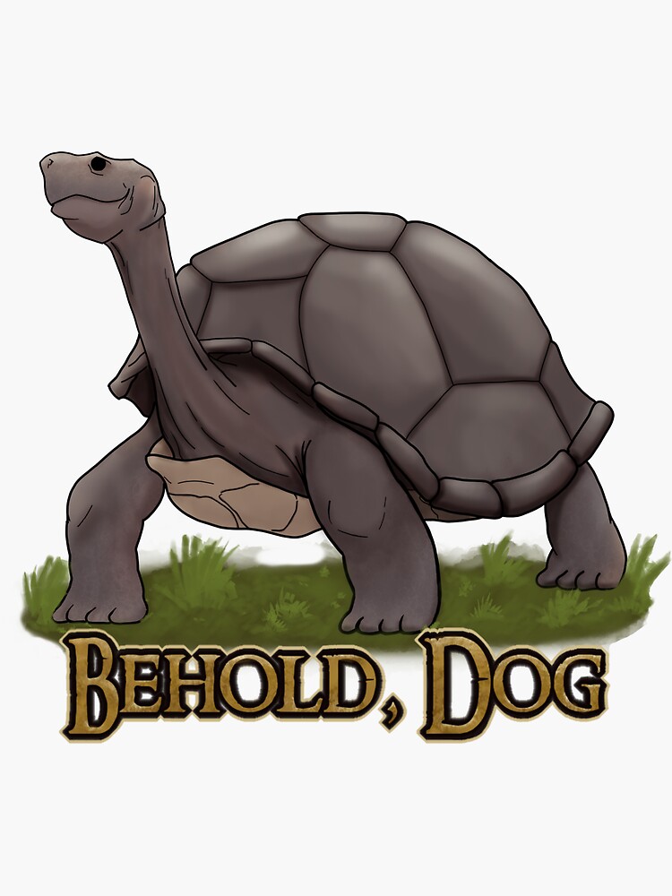 Imagen 3 de 3, Pegatina con la obra He aquí, perro, diseñada y vendida por RocMil-Art.