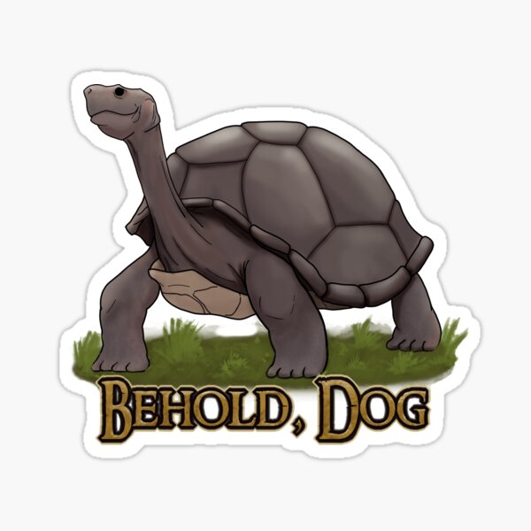 Behold, Dog Sticker