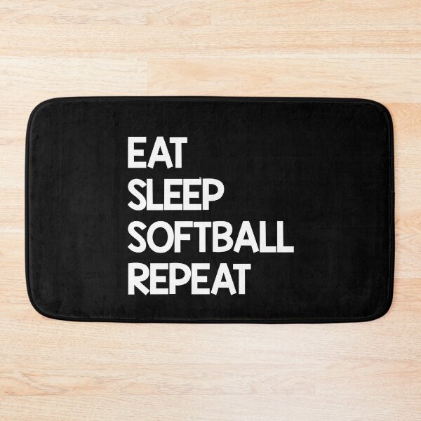 Item preview, Eat Sleep Softball Repeat Fastpitch Softball designed and sold by 99Fastpitch.