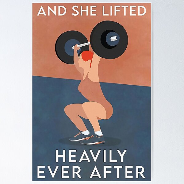 Item preview, Fitness And She Lifted Heavily Ever After designed and sold by rasilnikov98.