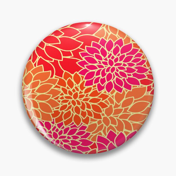 Item preview, Floral Abstract Pattern, Red, Pink, Orange T-Shirt designed and sold by Uday24.