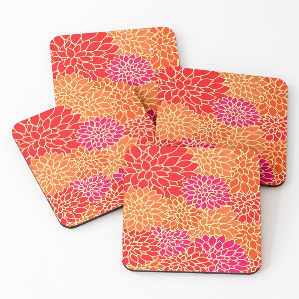 Item preview, Floral Abstract Pattern, Red, Pink, Orange T-Shirt designed and sold by Uday24.
