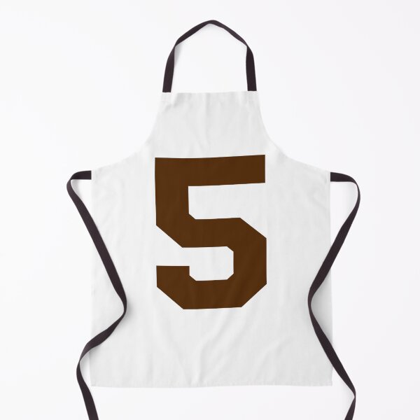 Item preview, Number 5, Brown five, Sports number 5 designed and sold by TheCultStuff.