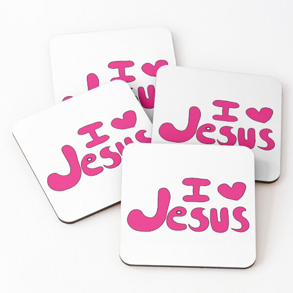 Item preview, I Love Jesus art prints and T-shirt design designed and sold by Billium Halder.