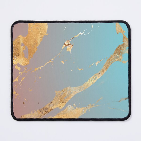 Item preview, Golden Marbled Gradient | Aqua Blush | Ombre Design designed and sold by JillyJ05.