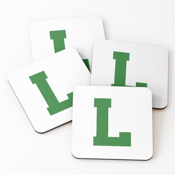 Item preview, Alphabet, Green L, Sports letter L designed and sold by TheCultStuff.